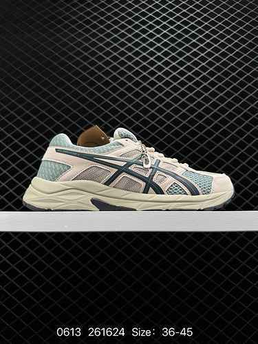 2 Asics/Asics breathable mesh upper with some synthetic leather materials, the new Rearfoot Gel rear