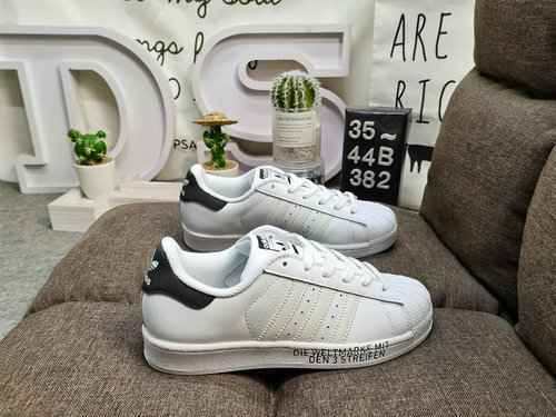 382DAdidas Clover Originals Superstar Shell Head Classic Versatile Casual Sports Board Shoes Made of