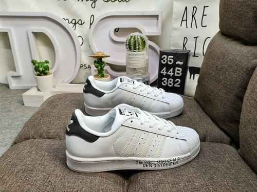 382DAdidas Clover Originals Superstar Shell Head Scarpe da tavola sportive casual versatili classich