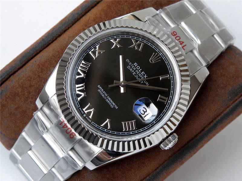 Rolex 126334 Data Just41MM Classico stile Oyster Registro a movimento costante