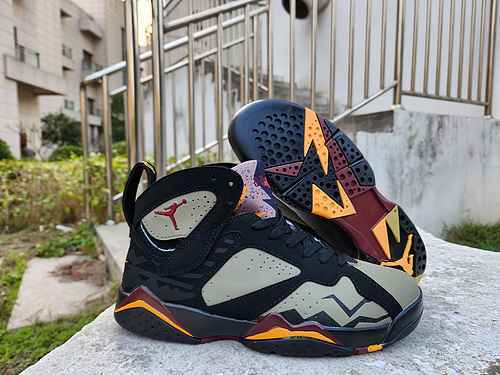 AIR Jordan 7 Jordan Dan 7 Nero Verde Oliva 4047