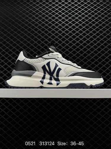 120 MLB Chunky Liner New York Yankees Senior Shoe Series Low Top Dad Style Light Weight Elevated Thi