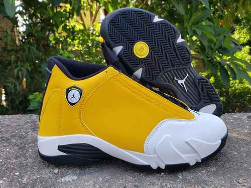 AIR JORDAN 14 BIANCO GIALLO MASCHIO 4047