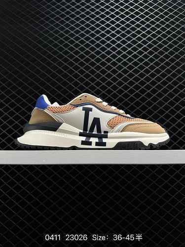 130 MLB Chunky Runner New York Yankees Team Mesh Dad Shoes 6 cm higher inside Original factory file 