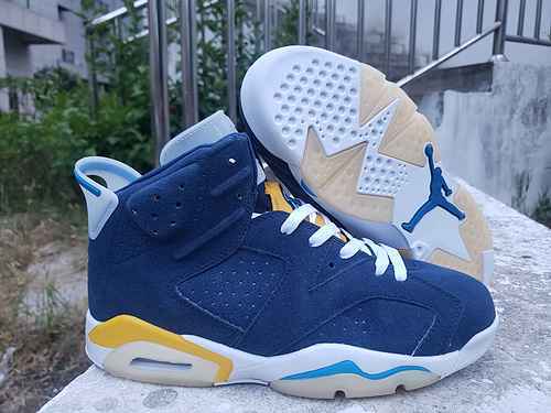 AIR JORDAN 6 Jordan Dan 6a generazione Blu Navy 4047