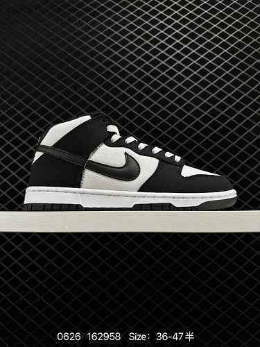 29 Nike SB Dunk MID Canvas Black and White Panda Pure Original Manufactured by Big Factory Highly Re