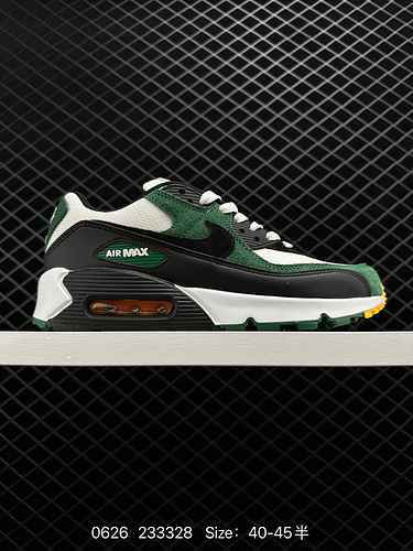 The Nike Air Max 9 classic retro small air cushion cushioning running shoe upper is made of leather 