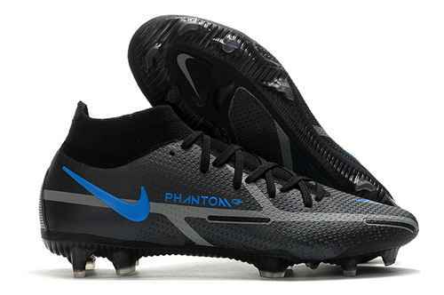 Arrived/inherited) Nike Black Pack Shoe Set Phantom GT2 High Top Waterproof Full Knit FG Football bo