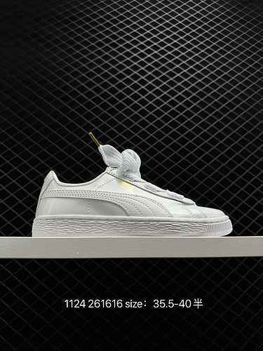 8 Puma/Puma Women's New Low cut Classic Retro Silver Breathable Casual Board Shoes Small White Shoes