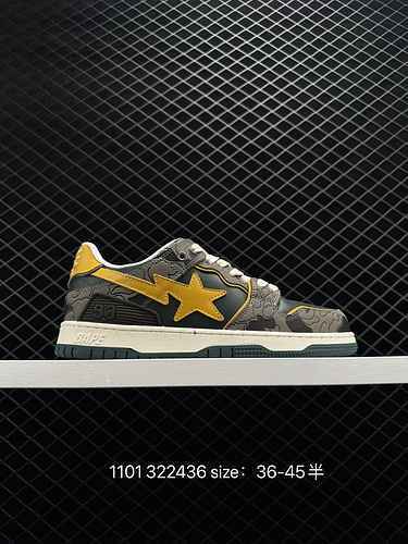 180 BAPE Sk8 Sta Low SK8 series low cut casual and fashionable sports skateboard shoes are produced 