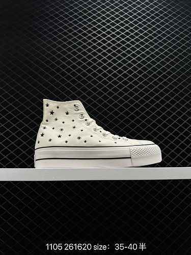 Converse All Star Lift thick bottomed Pentagram Converse 222 Valentine's Day exclusive, full of love