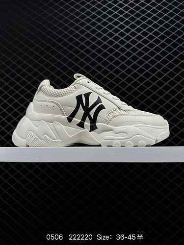 100 NY US Rugby Yankees MLB Big Ball Chunky A Running Thick Sole Dad Thick Sole Casual Sports Joggin