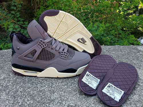 A Ma Mani é re x Air Jordan 4 Violet Ore Uomini e Donne 3647