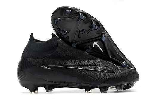 Nike High Top Phantom GX Black Double Layer Waterproof Fish Silk Full Knit FG Football boot Nike Pha