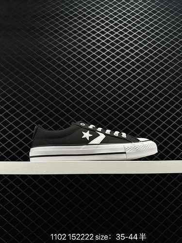 Converse Star Player Star Arrow Black/White Converse New Classic Men's and Women's Low Top Vulcanize