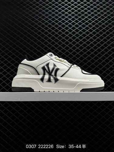 130 MLB Chunky Liner Basic MLB New York Yankees Yankees scarpe a costa centrale nere antiscivolo res