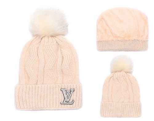 L. V wool cap