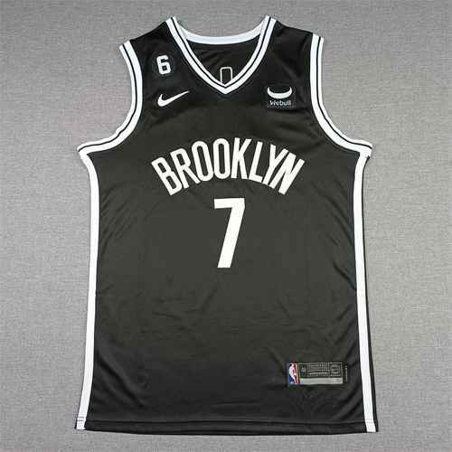 Nets 7 Durant Black 22-23 Season Jersey