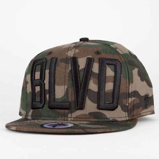 BLVD SUPPLY The Block Mens Snapback Hat - Camo