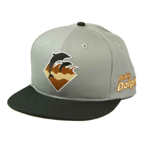 LTD Woodgrain Waves Strapback in Grey