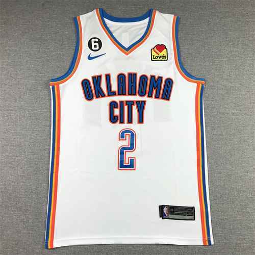 Maglia da basket Thunder 2 Alexander Bianca