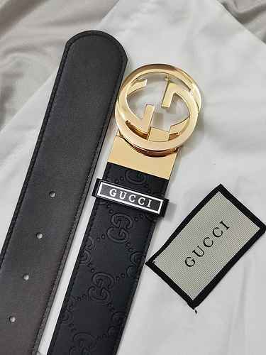 Double sided original strap with classic double G rotating buckle for double sided use
