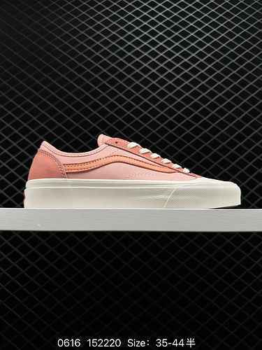 Vans Style 36 SF Pink Immortal Color Small Red Book's popular light pink suede toe cap paired with a