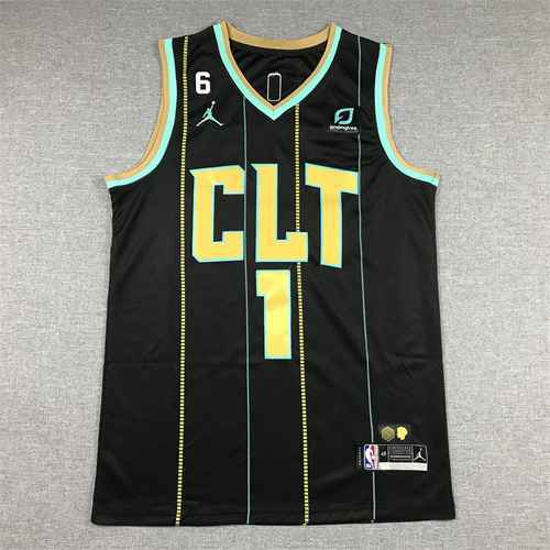 Maglia da basket 23 Hornet 1 Ball Black City Edition