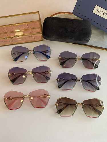 2970 Gucci glasses are super hot GUCC * Gujia GG5901 Size: 65 mouth 13-145 frameless Sunglasses, the
