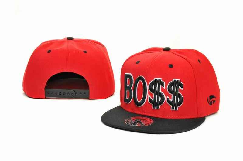 BOSS Snapback Hat  Red