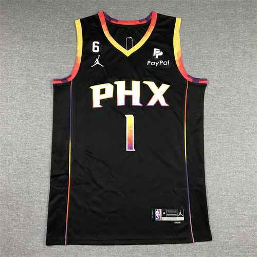 Maglia da basket Sun 1 Booker Announcement Edition nera