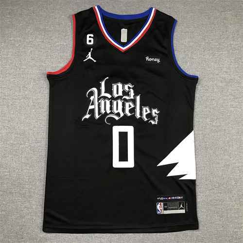 Clippers 0 Russell Westbrook 23 Season Announcement Edition Black