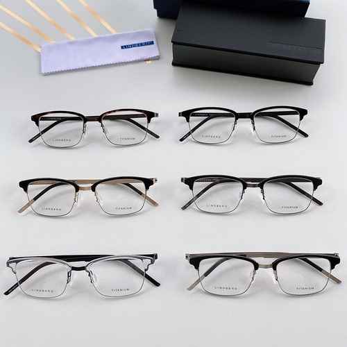 3240LV Glasses LINDBERG MODEL: 9835SIZE: 50 port 19-145 ultra light all screw free customization