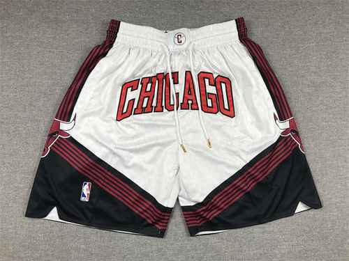 Pantaloni tascabili 23 Pantaloni da basket Bull City Edition bianchi