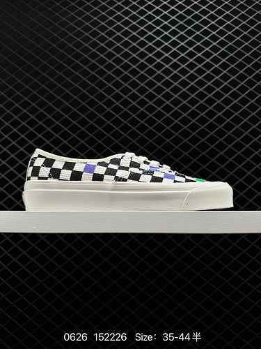 The 3 Vans Authentic Woven Colorful Checkerboard Grannheim series is released again, featuring the c