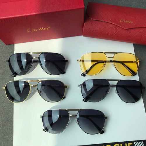 1980 Cartier Dark Glasses [Cartier Cartier] Ca0915 Men's Polarized Dark Glasses Vacuum Plating with 