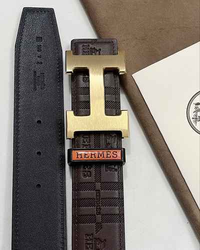 Men's leather belt