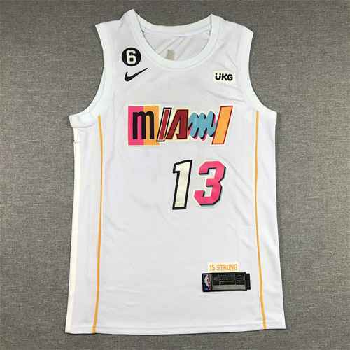 23 magliette da basket Hot 13 Adebayor White City Edition