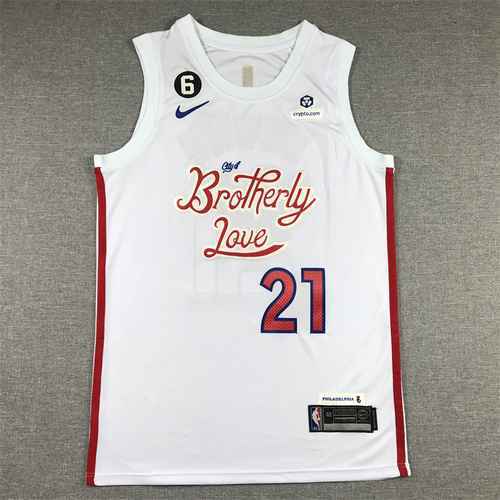 23 stili di 76ers e 21 maglie da basket Enbide White City Edition