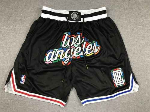 Pantaloni tascabili 23 Clippers City Edition Pantaloni da basket neri