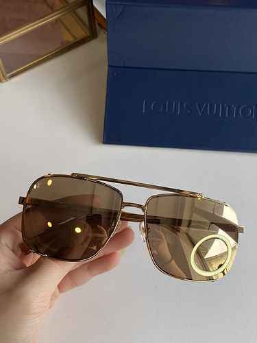 2970 LV Sunglasses square Louis Vuitton LV Sunglasses Z0536U super cool carved leg size: 60 mouth 15