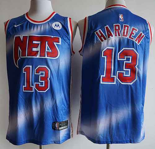 Nets 13 Harden Blue City Edition jersey