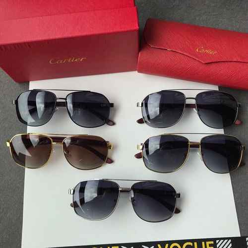 1980 Cartier Cartier glasses [Cartier Cartier] Ca0923 men's polarized sunglasses vacuum plating with