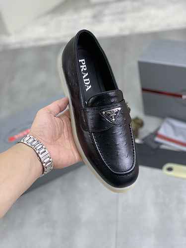 Prada Men's Shoe Code: 0618C20 Size: 38-45 (46 can be customized)