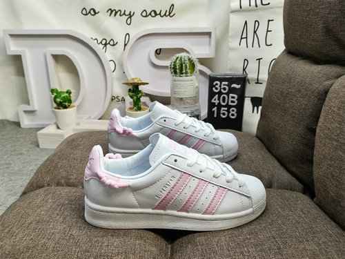 158D Adidas Originals SUPERSTAR W Shell Head Classico versatile sportivo casual Piccole scarpe da ta