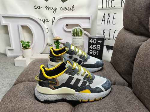 951D company level Adidas Nite Jogger 2019 Boost earth color bar code Jackson Wang endorsement knitt