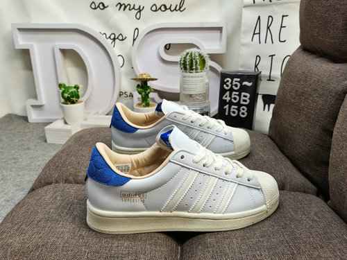 158D Adidas Originals SUPERSTAR W Shell Head Classico versatile sportivo casual Piccole scarpe da ta