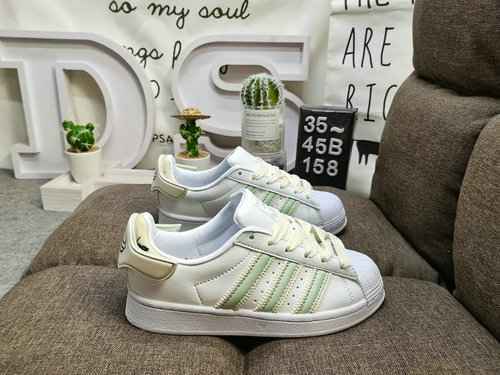 158DAdidas Clover Originals Superstar Shell Head Classico Versatile Sport Casual Adidas Clover Origi