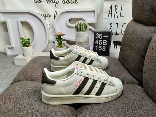 158D Adidas Originals SUPERSTAR W Shell Head Classico versatile sportivo casual Piccole scarpe da ta