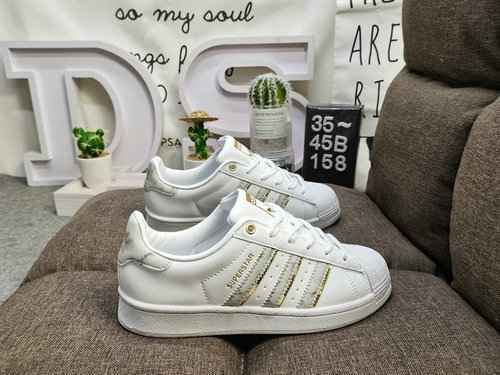 158DAdidas Clover Originals Superstar Shell Head Classico Versatile Sport Casual Adidas Clover Origi